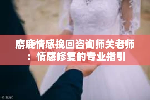 麝鹿情感挽回咨询师关老师：情感修复的专业指引