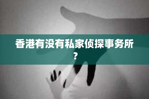 香港有没有私家侦探事务所？
