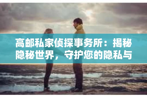 高邮私家侦探事务所：揭秘隐秘世界，守护您的隐私与权益