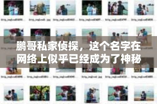 鹏哥私家侦探，这个名字在网络上似乎已经成为了神秘与智慧的代名词。今天，我们就来聊聊这位侦探的故事，以及他的那些精彩视频。