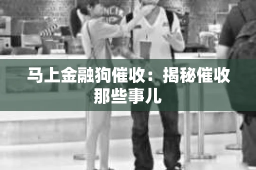 马上金融狗催收：揭秘催收那些事儿