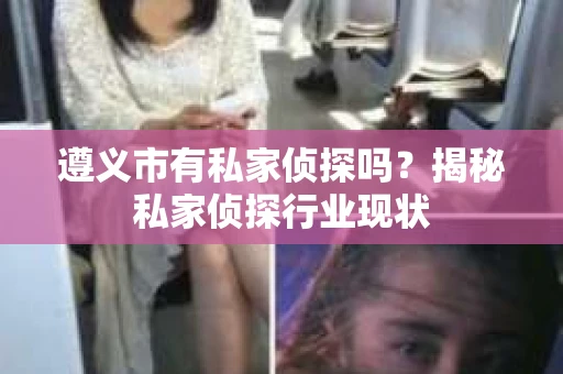 遵义市有私家侦探吗？揭秘私家侦探行业现状