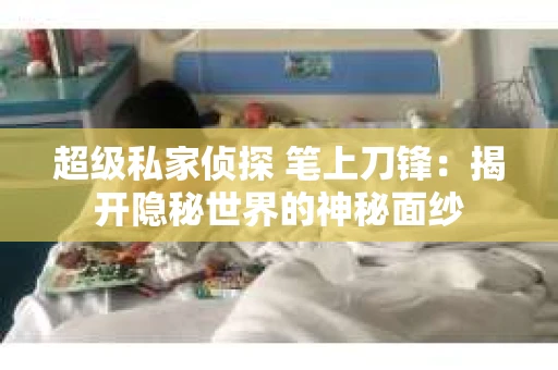 超级私家侦探 笔上刀锋：揭开隐秘世界的神秘面纱