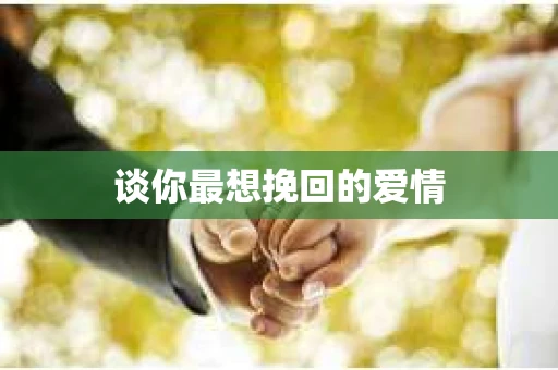 谈你最想挽回的爱情
